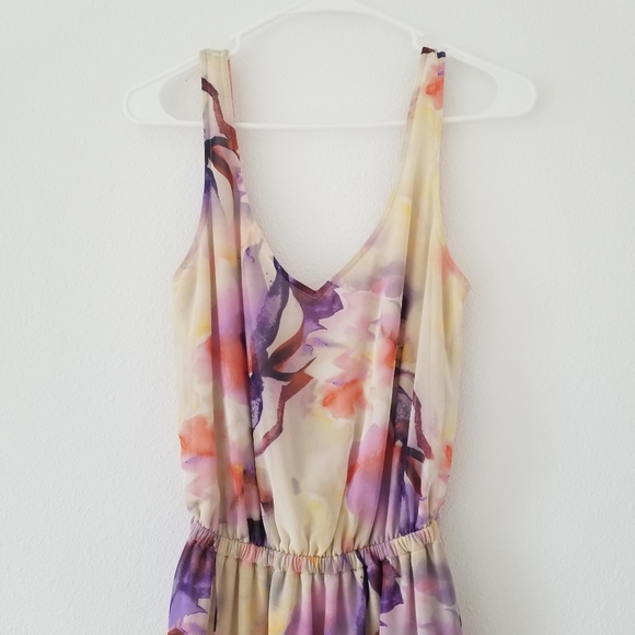 🌸 Show Me Your MuMu Kendall Maxi Dress in Abers Barbers Slit Size Small - Picture 4 of 8